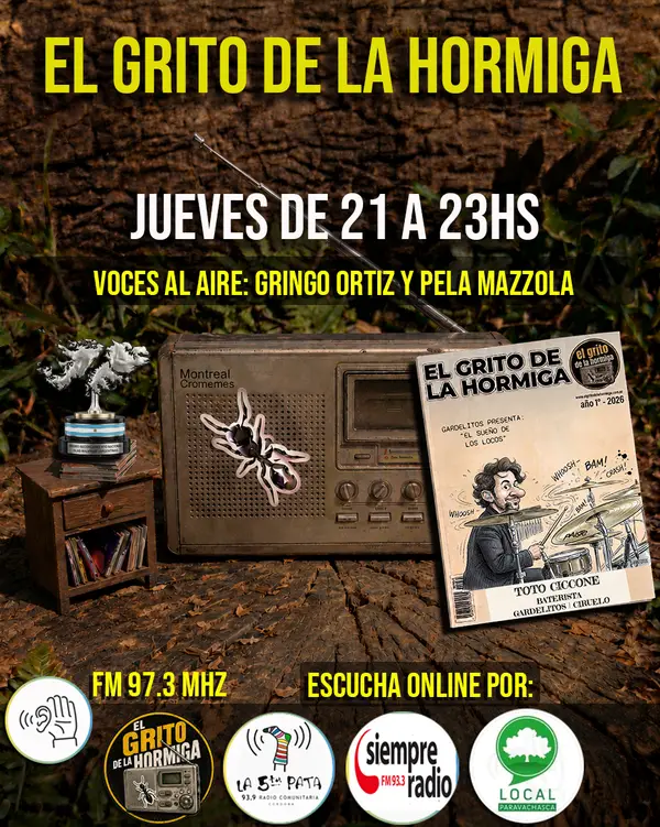 Programa N° 22, hablamos sobre la controversia que genera la IA a la hora de reemplazar puestos de trabajos. Además entrevistamos a Toto Ciccone, baterista de Ciruelo y Los Gardelitos.