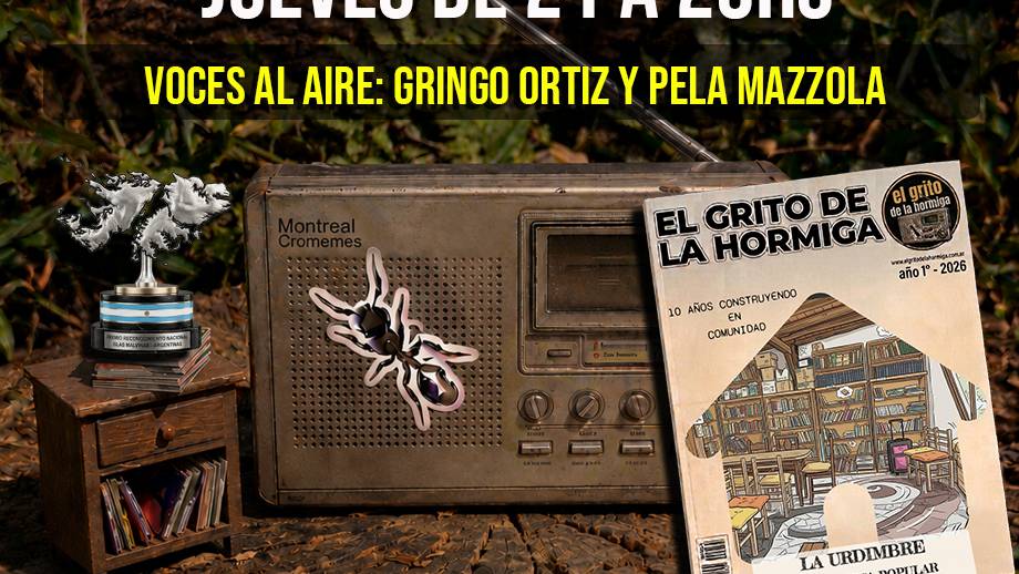 Claudia Aranda | biblioteca popular la Urdimbre | el grito de la hormiga
